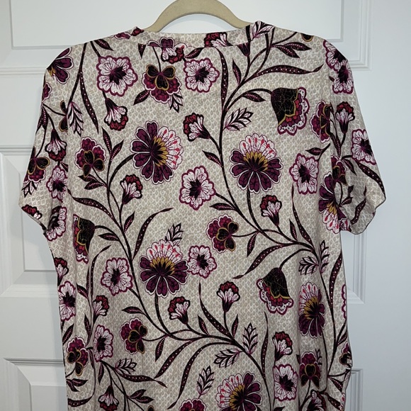 LOFT Botanical Everyday Crew Tee, Size XL, NWT - Picture 9 of 12